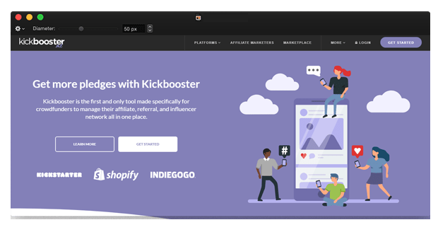 Shopify Affiliate App Kickbooster