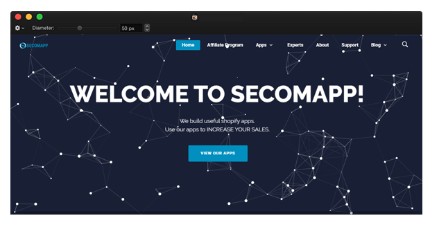 Shopify Affiliate App Secomapp